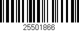 Código de barras (EAN, GTIN, SKU, ISBN): '25501866'