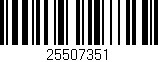 Código de barras (EAN, GTIN, SKU, ISBN): '25507351'