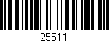 Código de barras (EAN, GTIN, SKU, ISBN): '25511'