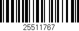 Código de barras (EAN, GTIN, SKU, ISBN): '25511767'