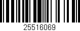 Código de barras (EAN, GTIN, SKU, ISBN): '25516069'