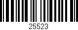 Código de barras (EAN, GTIN, SKU, ISBN): '25523'