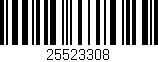 Código de barras (EAN, GTIN, SKU, ISBN): '25523308'