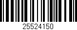 Código de barras (EAN, GTIN, SKU, ISBN): '25524150'