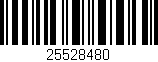 Código de barras (EAN, GTIN, SKU, ISBN): '25528480'
