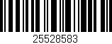 Código de barras (EAN, GTIN, SKU, ISBN): '25528583'