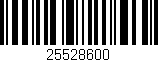 Código de barras (EAN, GTIN, SKU, ISBN): '25528600'