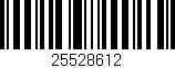 Código de barras (EAN, GTIN, SKU, ISBN): '25528612'