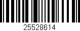 Código de barras (EAN, GTIN, SKU, ISBN): '25528614'