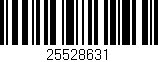 Código de barras (EAN, GTIN, SKU, ISBN): '25528631'