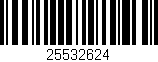 Código de barras (EAN, GTIN, SKU, ISBN): '25532624'
