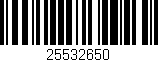 Código de barras (EAN, GTIN, SKU, ISBN): '25532650'