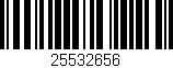 Código de barras (EAN, GTIN, SKU, ISBN): '25532656'