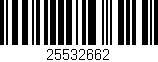 Código de barras (EAN, GTIN, SKU, ISBN): '25532662'
