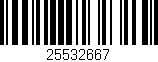 Código de barras (EAN, GTIN, SKU, ISBN): '25532667'