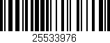 Código de barras (EAN, GTIN, SKU, ISBN): '25533976'
