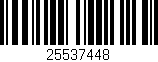 Código de barras (EAN, GTIN, SKU, ISBN): '25537448'