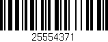 Código de barras (EAN, GTIN, SKU, ISBN): '25554371'