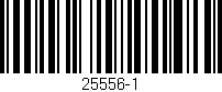 Código de barras (EAN, GTIN, SKU, ISBN): '25556-1'