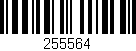Código de barras (EAN, GTIN, SKU, ISBN): '255564'