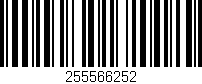 Código de barras (EAN, GTIN, SKU, ISBN): '255566252'