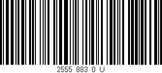 Código de barras (EAN, GTIN, SKU, ISBN): '2555_883_0_U'