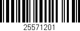 Código de barras (EAN, GTIN, SKU, ISBN): '25571201'