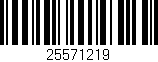 Código de barras (EAN, GTIN, SKU, ISBN): '25571219'