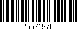 Código de barras (EAN, GTIN, SKU, ISBN): '25571976'