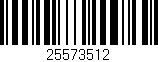 Código de barras (EAN, GTIN, SKU, ISBN): '25573512'