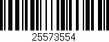 Código de barras (EAN, GTIN, SKU, ISBN): '25573554'