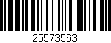 Código de barras (EAN, GTIN, SKU, ISBN): '25573563'
