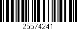 Código de barras (EAN, GTIN, SKU, ISBN): '25574241'