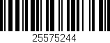 Código de barras (EAN, GTIN, SKU, ISBN): '25575244'