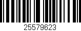 Código de barras (EAN, GTIN, SKU, ISBN): '25579623'