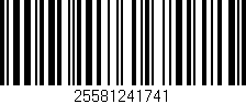 Código de barras (EAN, GTIN, SKU, ISBN): '25581241741'
