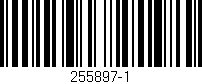 Código de barras (EAN, GTIN, SKU, ISBN): '255897-1'