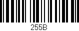 Código de barras (EAN, GTIN, SKU, ISBN): '255B'