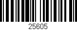 Código de barras (EAN, GTIN, SKU, ISBN): '25605'