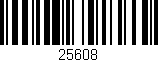 Código de barras (EAN, GTIN, SKU, ISBN): '25608'