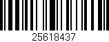 Código de barras (EAN, GTIN, SKU, ISBN): '25618437'