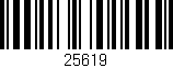 Código de barras (EAN, GTIN, SKU, ISBN): '25619'