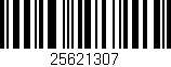 Código de barras (EAN, GTIN, SKU, ISBN): '25621307'