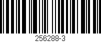 Código de barras (EAN, GTIN, SKU, ISBN): '256288-3'