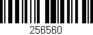 Código de barras (EAN, GTIN, SKU, ISBN): '256560'