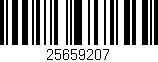 Código de barras (EAN, GTIN, SKU, ISBN): '25659207'