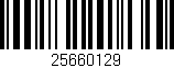 Código de barras (EAN, GTIN, SKU, ISBN): '25660129'