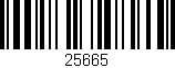 Código de barras (EAN, GTIN, SKU, ISBN): '25665'