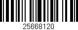 Código de barras (EAN, GTIN, SKU, ISBN): '25668120'