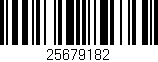 Código de barras (EAN, GTIN, SKU, ISBN): '25679182'